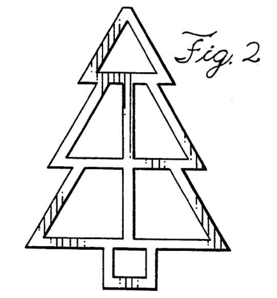 Christmas tree shaped pasta