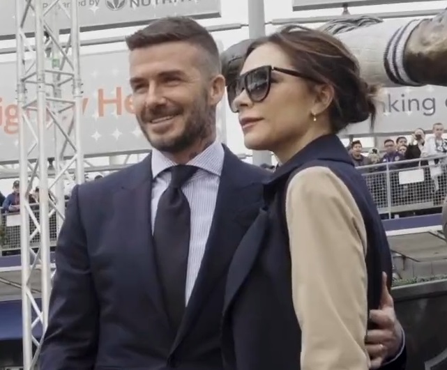 David Beckham and Victoria Beckham in 2019
