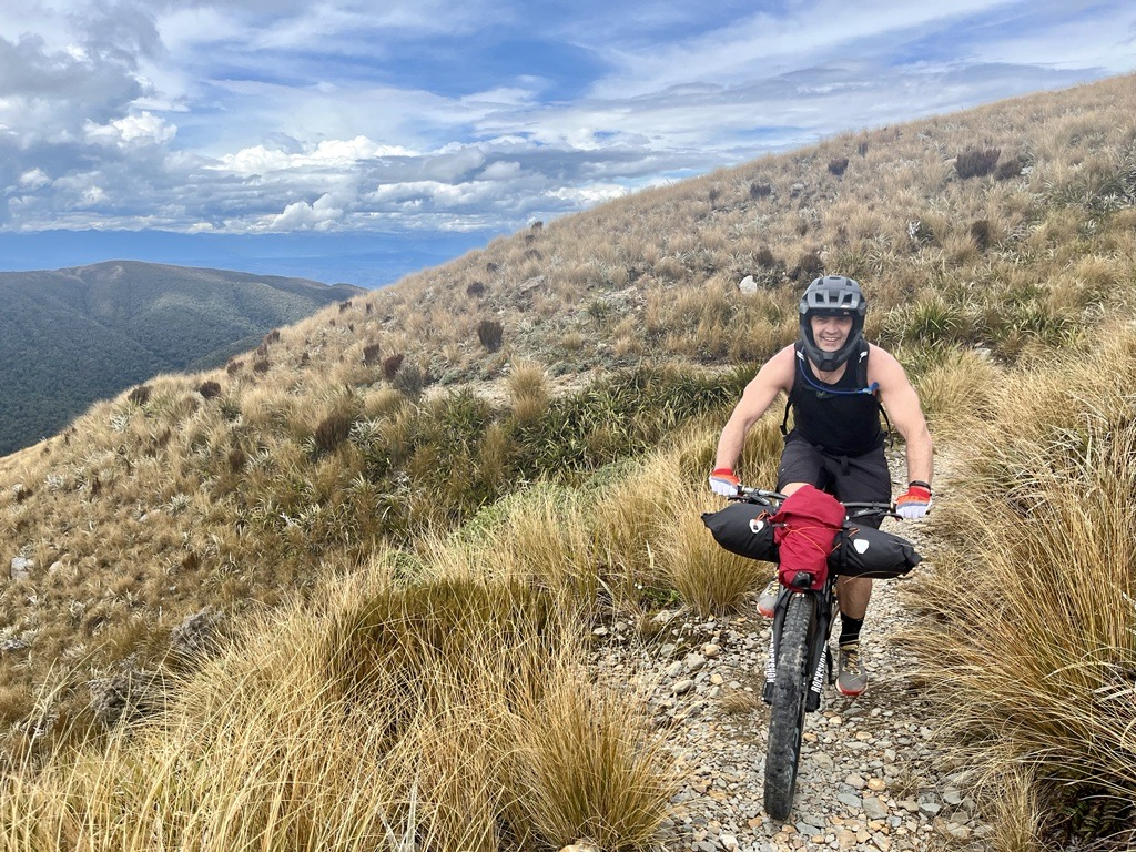 Matt mountain biking